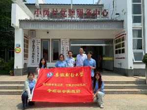 以數智為筆，繪小崗新貌——安徽財經大學國貿學院“沒煩惱助小崗”隊實踐團探尋小崗村鄉村振興新模式