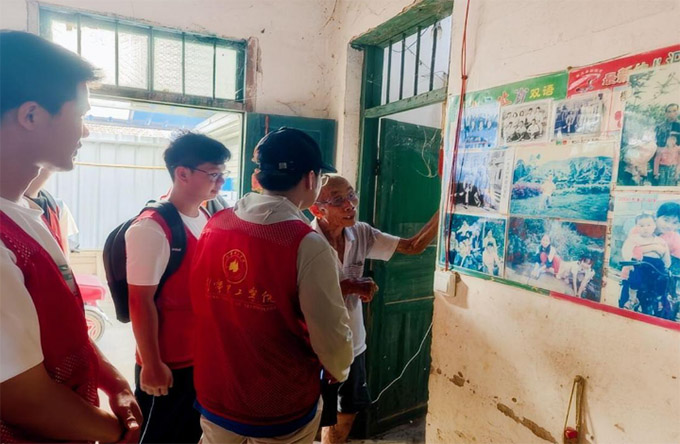 南理學子走訪退伍老兵，共話紅色精神傳承