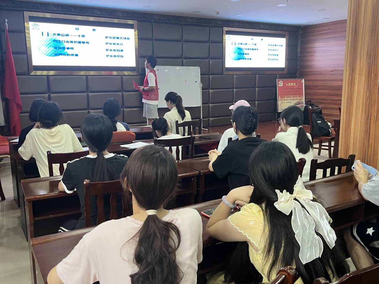 湖北學子三下鄉|堰水長流實踐隊開展水資源保護宣講活動