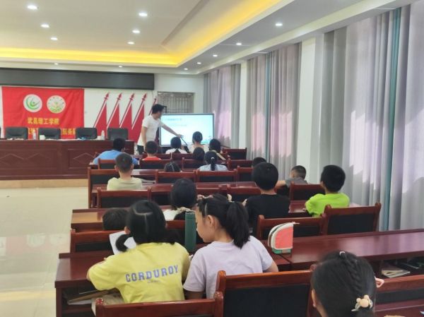 暑期社會實踐：武昌理工學院“青春筑夢”通城志愿服務隊開展以“心理健康”為主題的特色心理教育