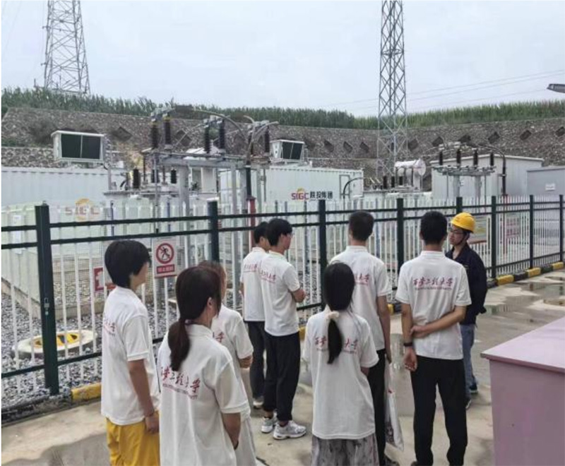 “點亮未來，電亮夢想”暑期社會實踐團隊赴永壽利民風電場參觀學習