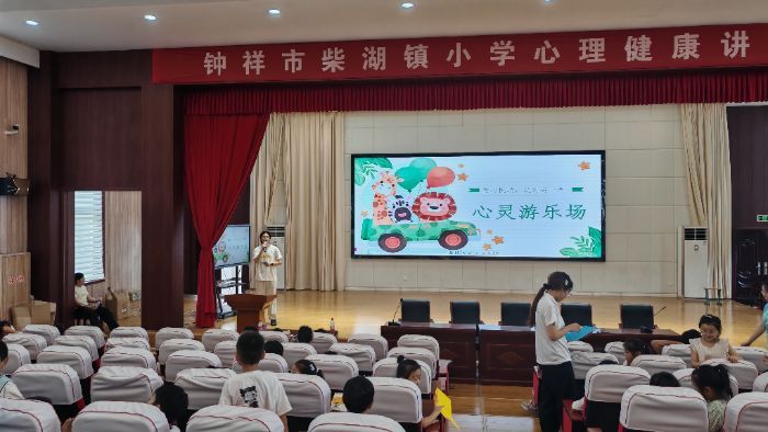 響應關愛青少年心理健康號召—“希望之光”支教隊舉辦“心靈游樂場”活動