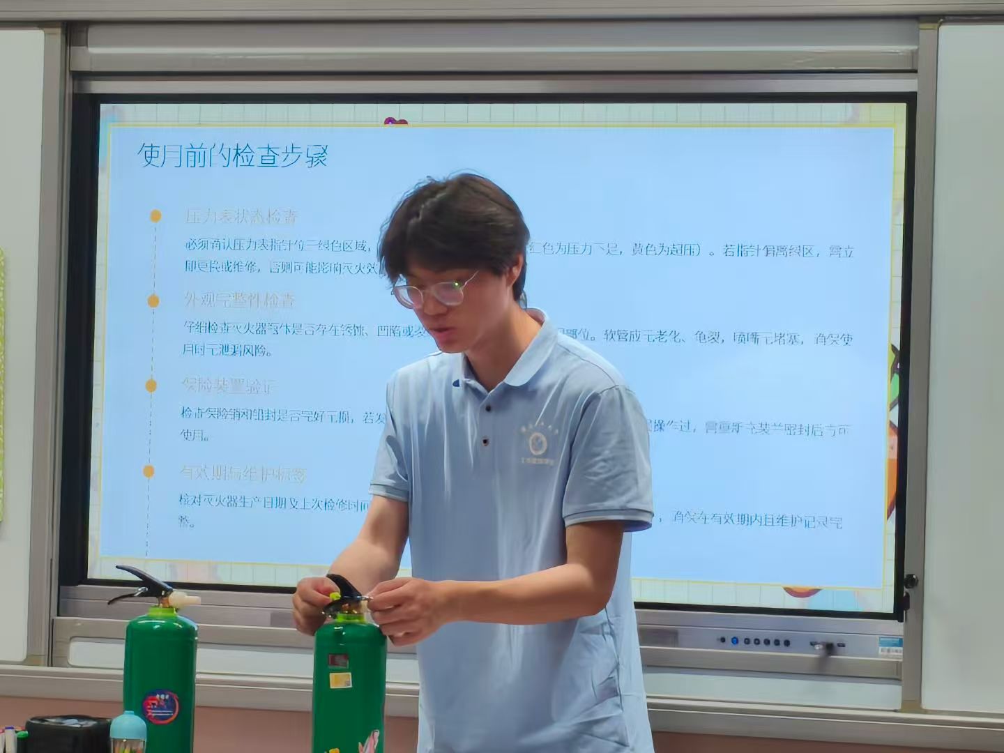 支教傳遞知識火，授課點亮安全燈