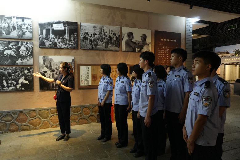 探尋紅色記憶，傳承紅色文化——中央司法警官學院青衿知行團參觀晉察冀邊區革命紀念館