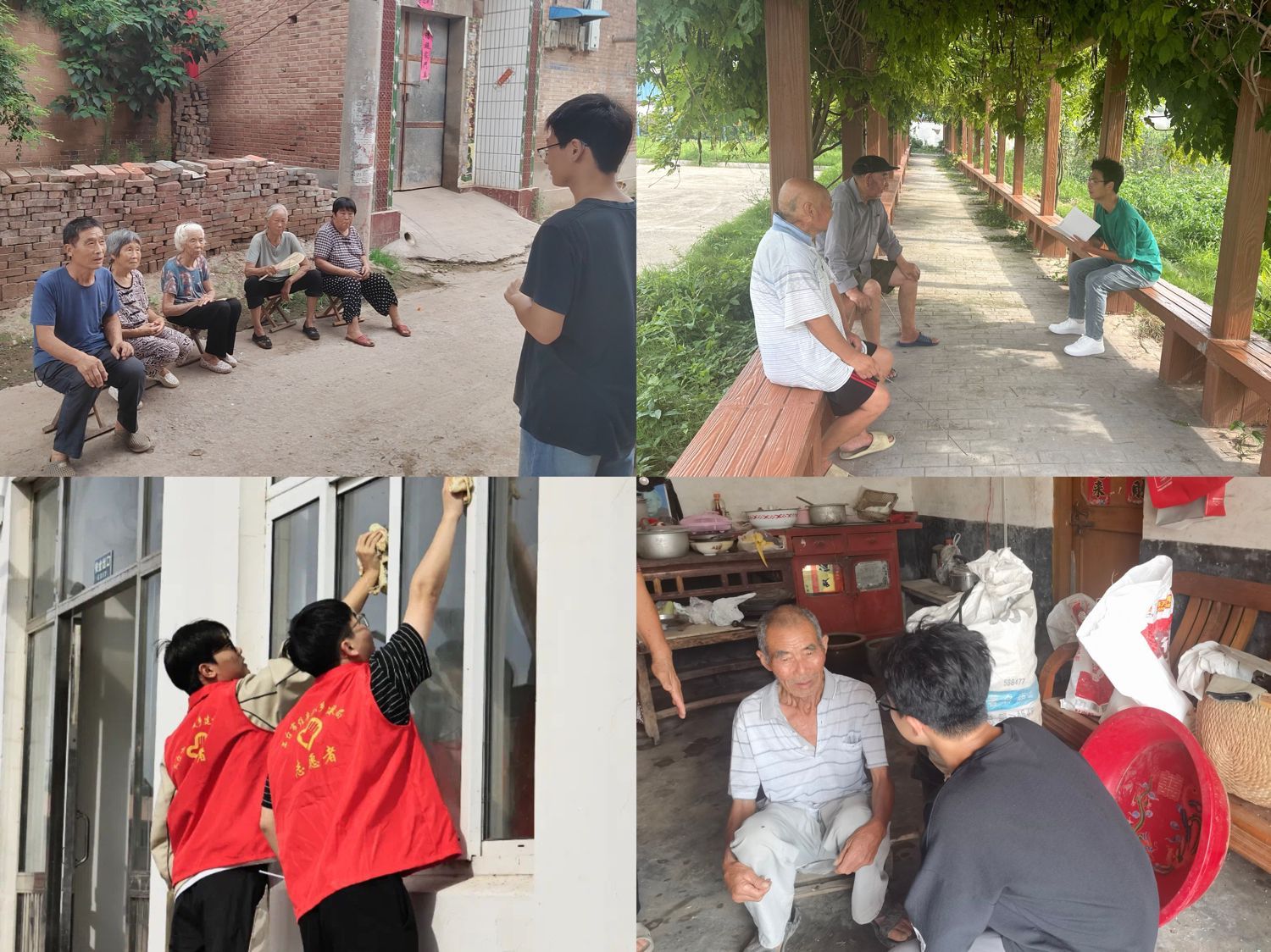 南京工程學(xué)院學(xué)子三下鄉(xiāng)：志愿心行護(hù)銀齡，情暖桑榆福滿庭