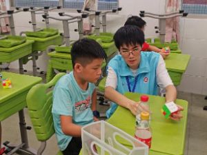 圖為魔方課堂風(fēng)采