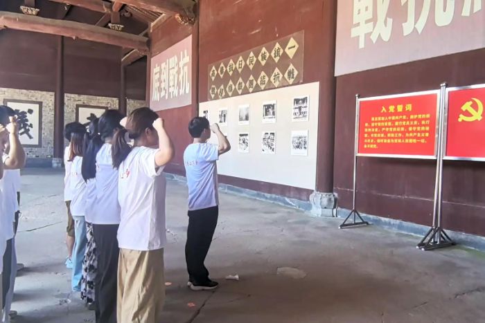 合肥大學實踐團赴涇縣云嶺鎮： 尋跡鐵軍精神，以青春之力賡續紅色血脈